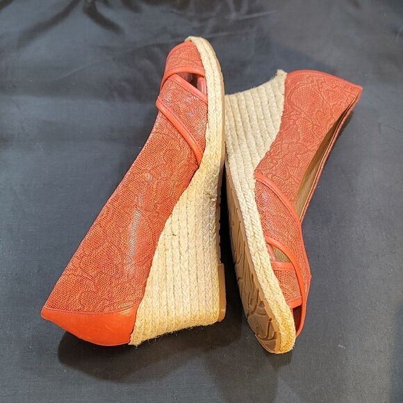 NURTURE WOMEN'S ANTONIA LEATHER WEDGE ESPADRILLE PUMPS - Picture 12 of 14